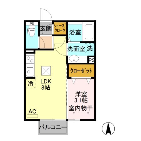 ポラリス 間取り図