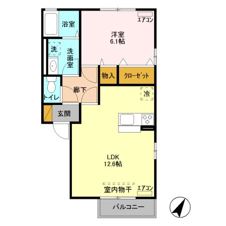 グランジェⅠ 間取り図