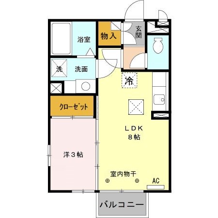 アイリスA  間取り図