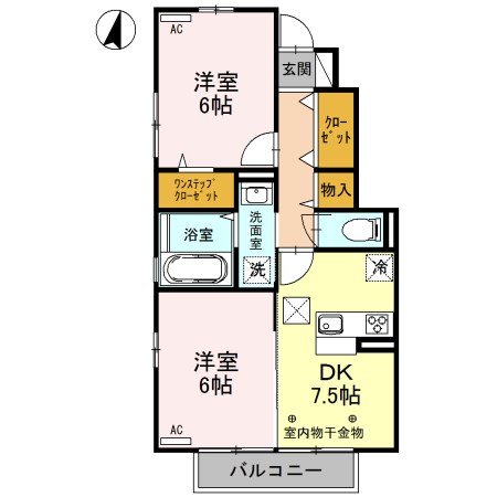 リベーラコート関根 間取り図