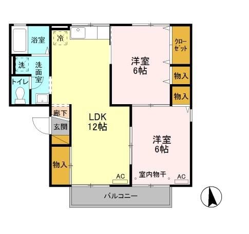 グレイスエステートB 間取り図