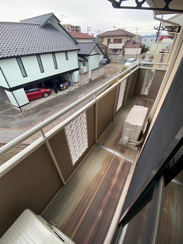 グレイスエステートB ベランダ