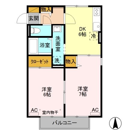 メゾン・ド・カメリア 間取り図