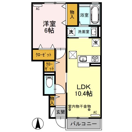 ルピナス 間取り図