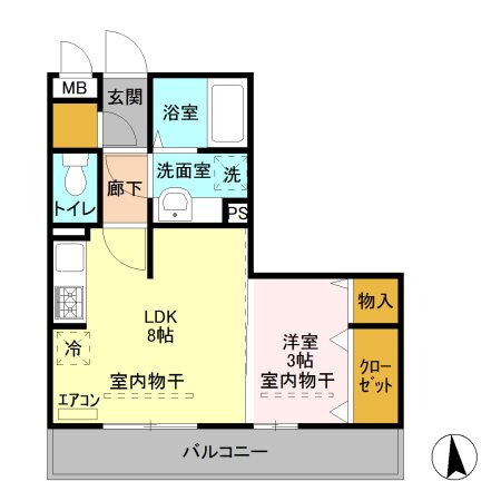 サン　アルトⅠ 間取り図