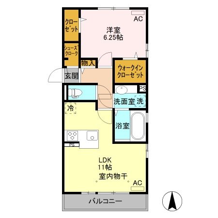 KASANCHI中泉 間取り図