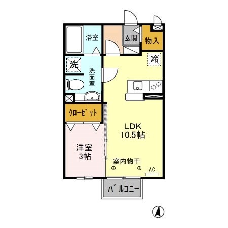 パルハイム2003ABC 間取り図