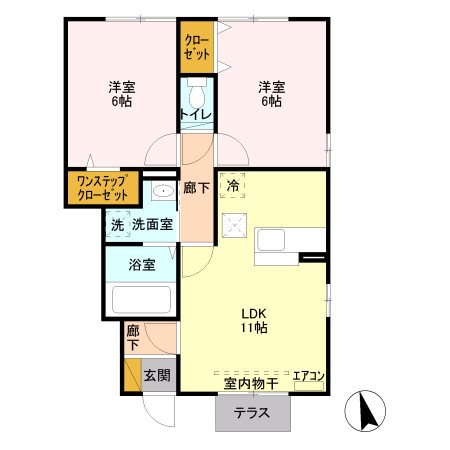 フローレス 間取り図