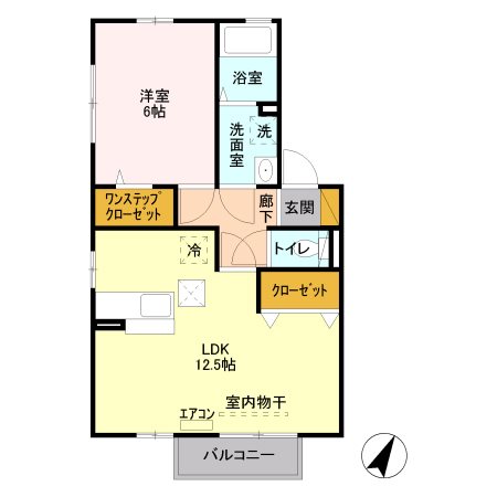 サンライズガーデンＡ 間取り図