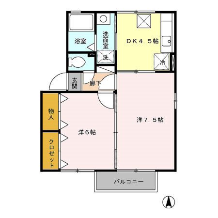 レフィナード 間取り図