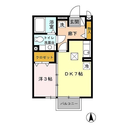 ヘイスティング 間取り図