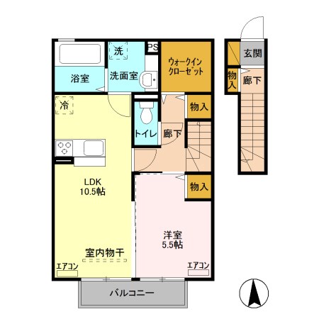 ランプリール 間取り図