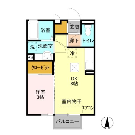 アビターレ狸塚 間取り図
