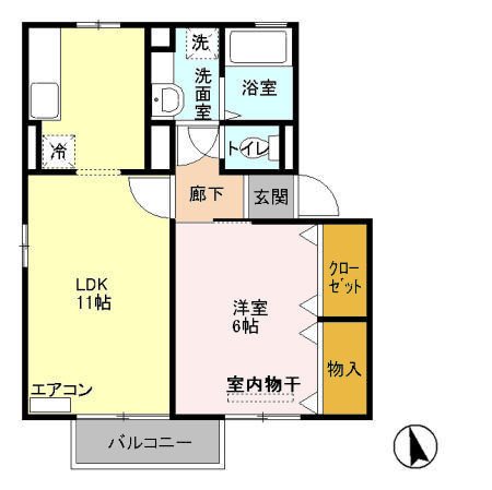 パークサイド21A 間取り図