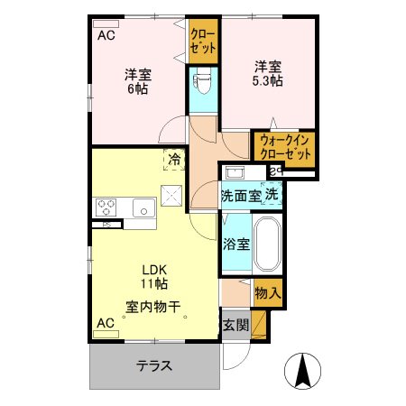 カリーノ 間取り図