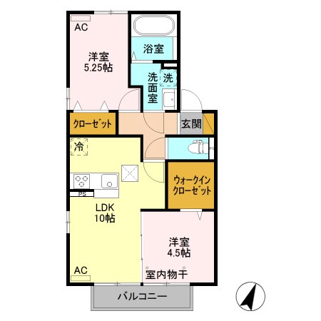 オペラハウス北代田 間取り図