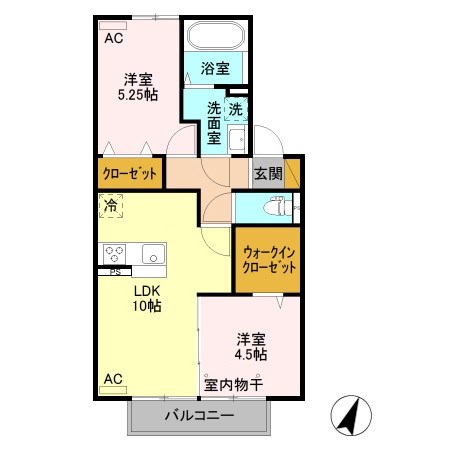オペラハウス北代田 間取り図