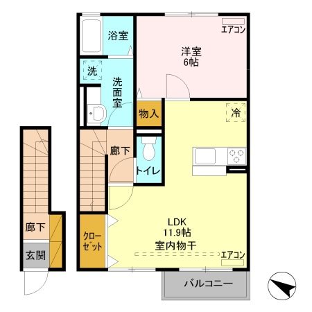 コンフォール奏 間取り図