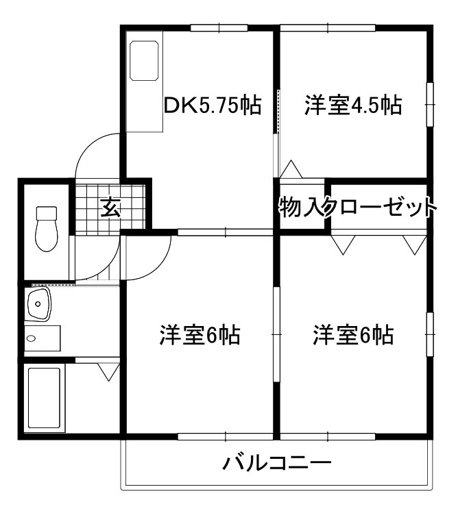 ラグーナＣ 間取り図