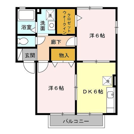 メゾンべール 間取り図