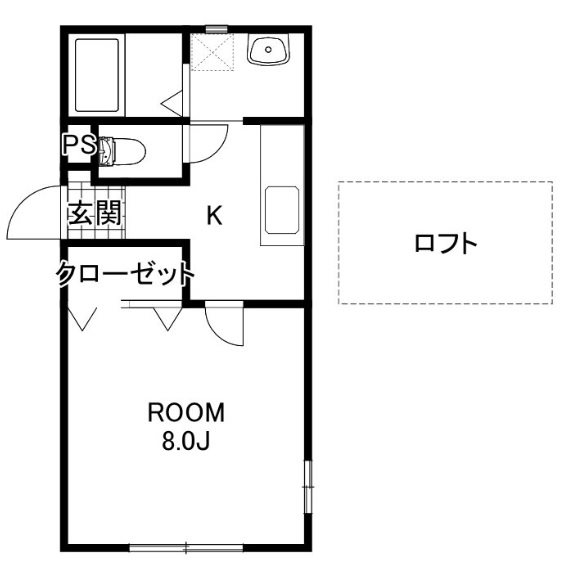 タウンハイツ井野 間取り図