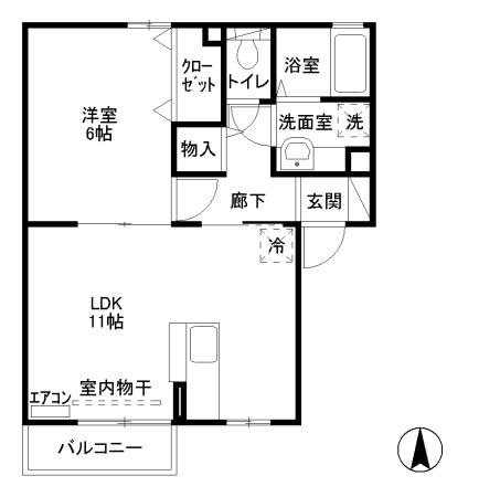 フォンテーヌ 間取り図