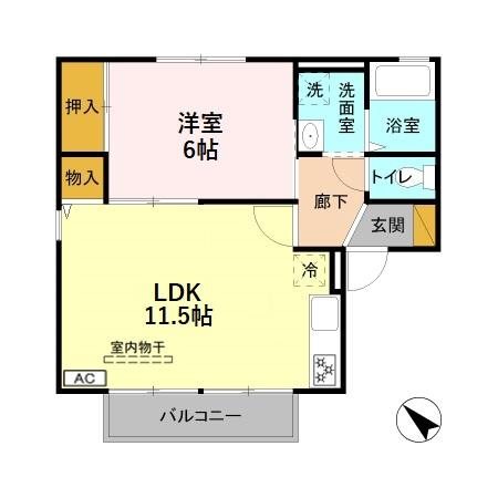 メルベーユ・ミキ 間取り図