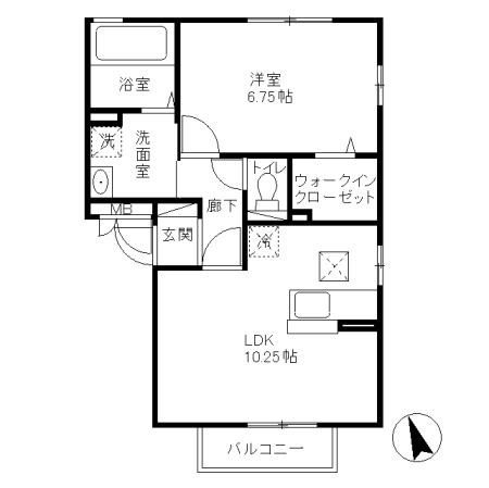ラ　メール 間取り図