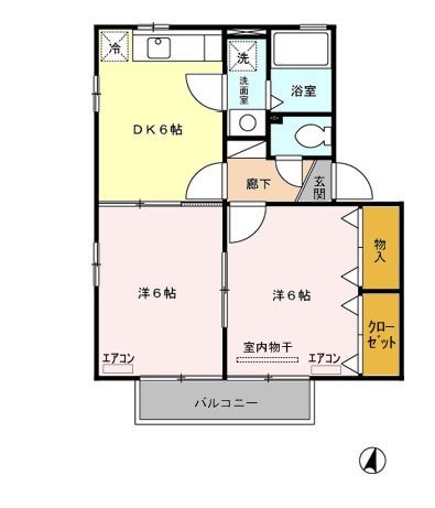 ブラン・メゾン 間取り図