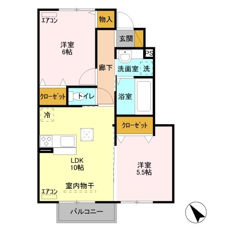 クラッシモ 間取り図