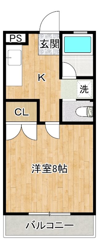 ロッキーイイヅカ 間取り図