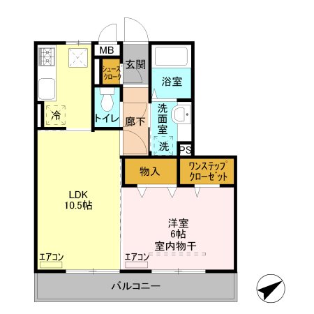 ハイグレードみずほ野 間取り図