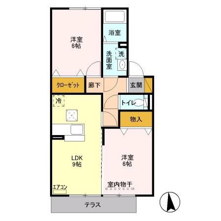 エスペランサK 間取り図