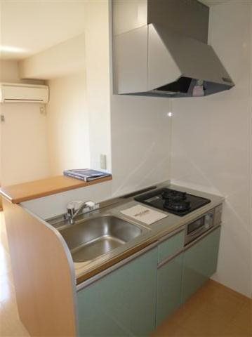 グリーンハイムA・B キッチン