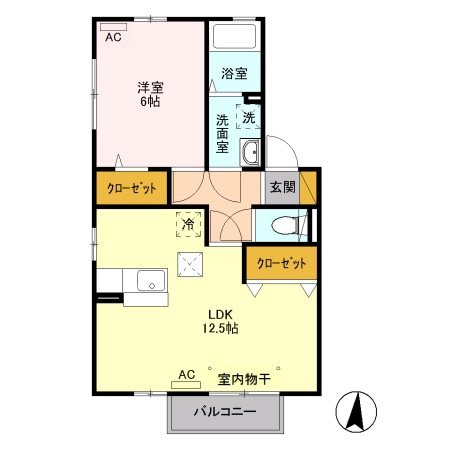 ボナールＡ 間取り図