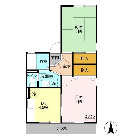 グラシア  間取り図