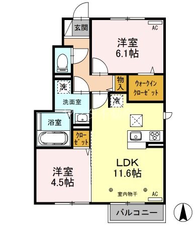 フランボワーズ 間取り図