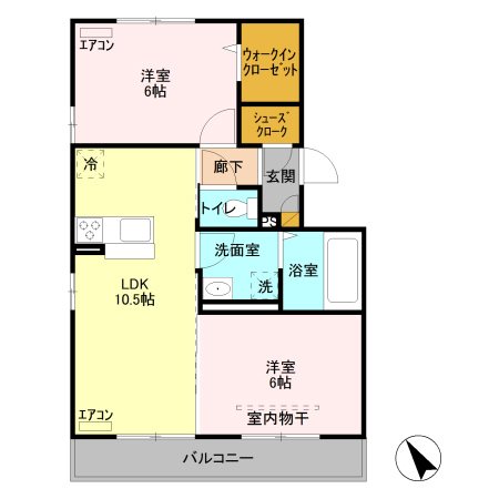 ケント A 間取り図
