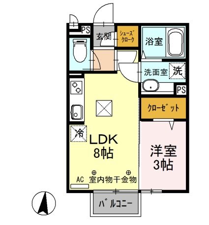 ガルテン 間取り図