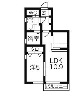 エスポワール三山 間取り図