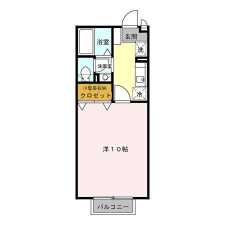 リビングタウン上並榎AB 間取り図