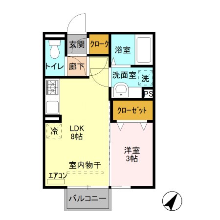 ミッドパレス１ 間取り図