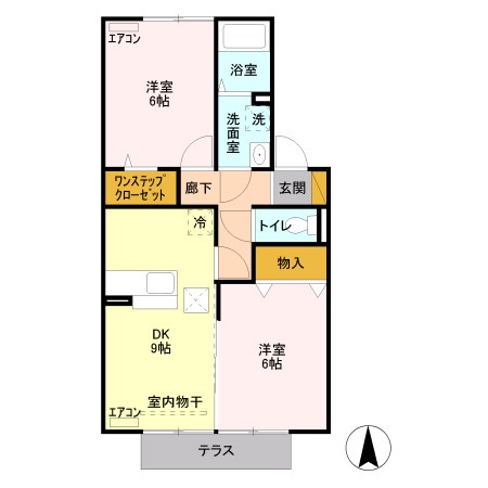 カーサヴェール 間取り図