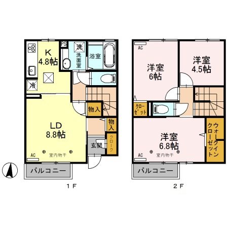 レアリゼ 間取り図