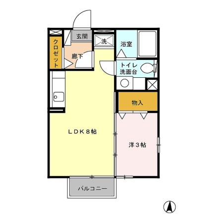 メゾン　ソニア 間取り図