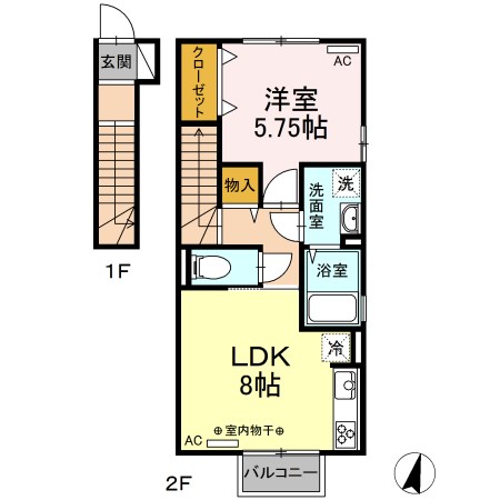 D-room表町 間取り図