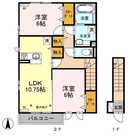 エステイトＺＥＮ　Ｂ 間取り図