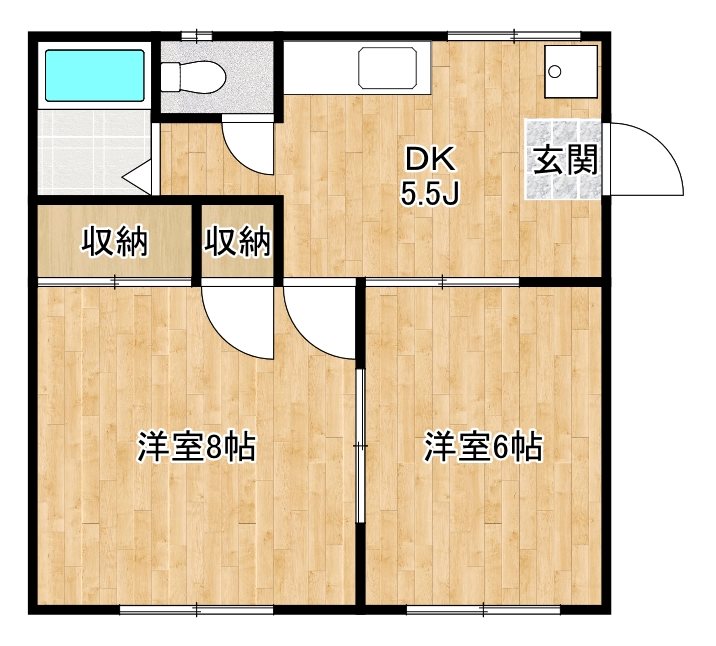 第2セントラルハイツ 間取り図