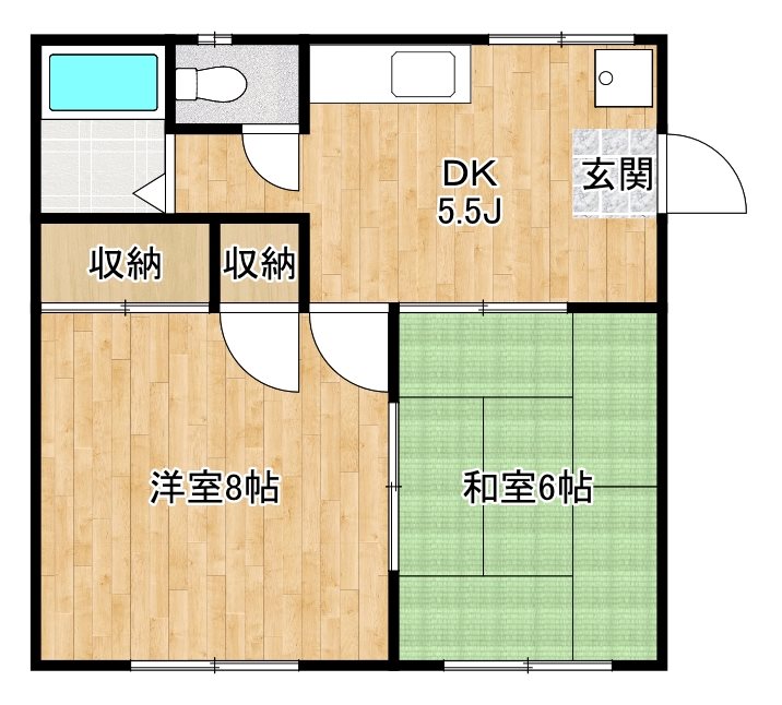第2セントラルハイツ 間取り図