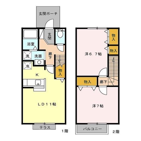 セトルセブンＡ 間取り図